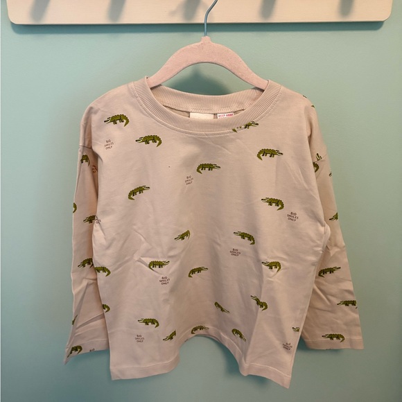 Zara Crocodile Long Sleeve T-shirt - Picture 5 of 10